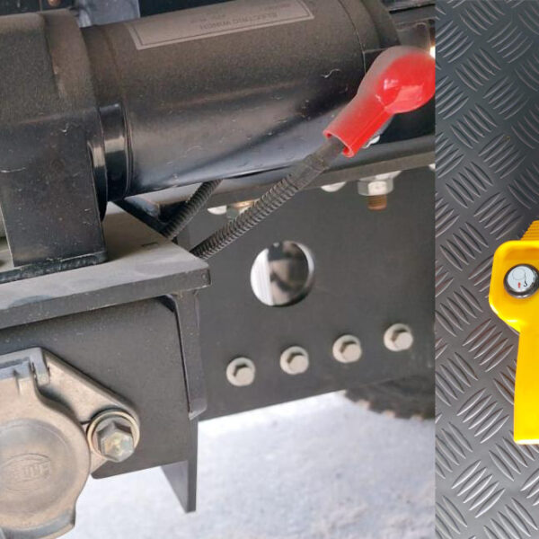 Spare Wheel Carrier Winch and Remote control