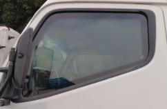 Fuso left front door glass