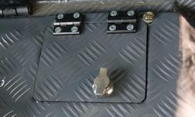 Lock for oil checking unit