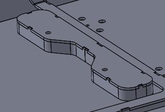 Bulk head hinges cover