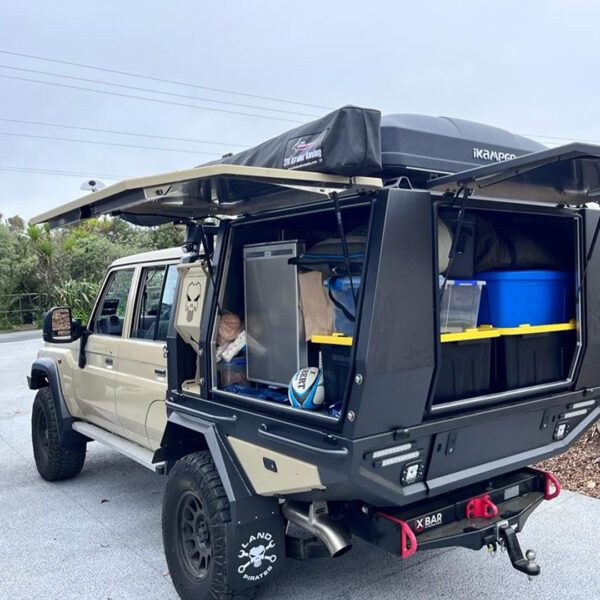 Toyota Land Cruiser 79 Series Overland Expedition Build Beige